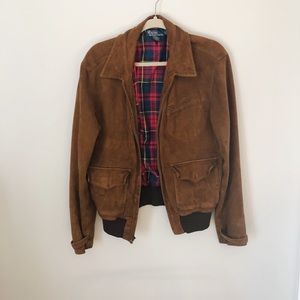 Men’s Polo Ralph Lauren suede bomber jacket